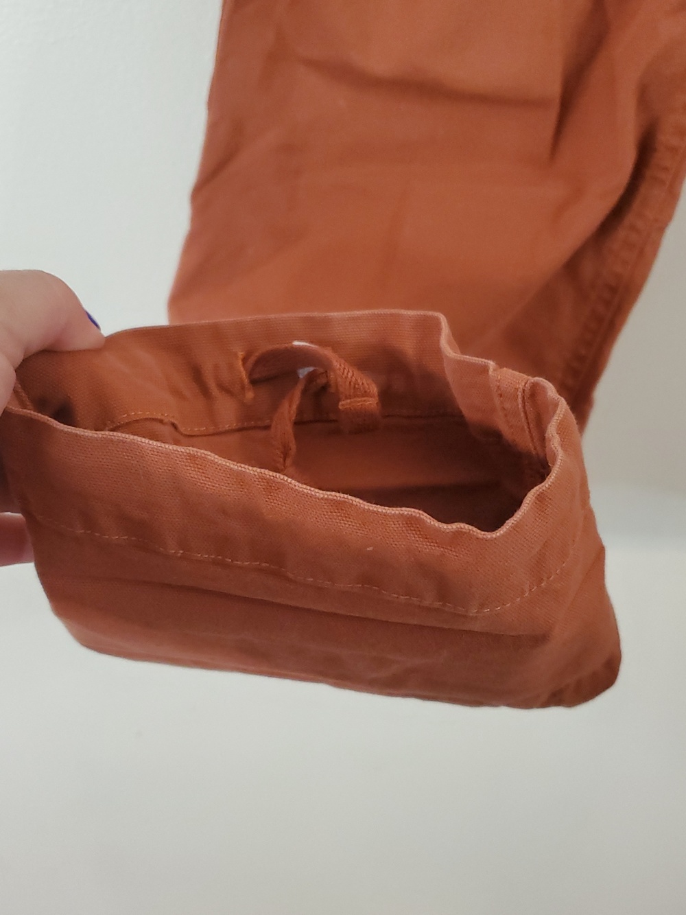 Topo Designs Mens Dirt Pants Size Large Classic Burnt Orange Organic Cotton Blen - Picture 2 of 16